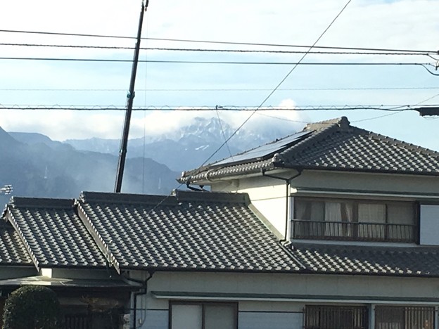 朝の石鎚
